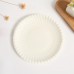 Rnbwsed  White Round Paper Plates | 100 Pcs Disposable Plates for Picnics, BBQs, Parties, and Everyday Use