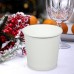 Rnbwsed White Coffee Paper Cups | 100 Pcs Disposable Cups for Hot Drinks, Tea, and Coffee on the Go